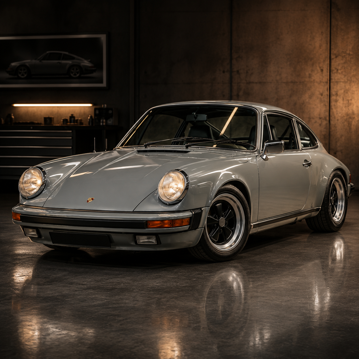 porsche 911 azul personalizado
